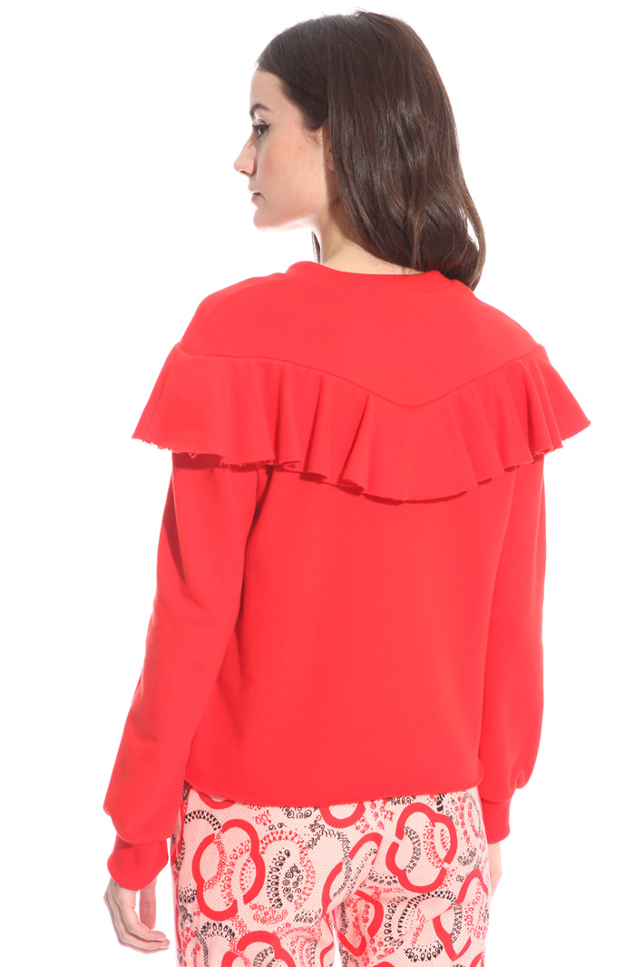 Felpa boxy con balza Intrend Felpa boxy con balza Intrend