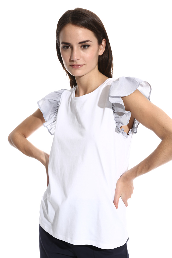 Top con maniche volant Intrend Top con maniche volant Intrend