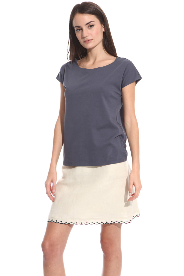 T-shirt in jersey interlock Intrend T-shirt in jersey interlock Intrend