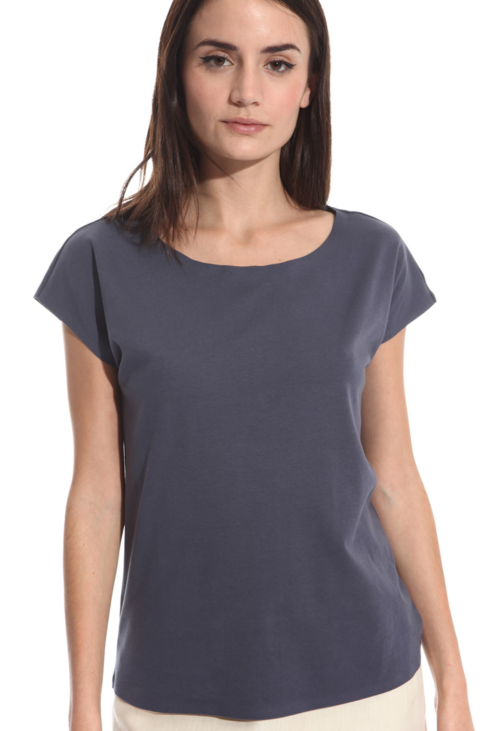 T-shirt in jersey interlock Intrend T-shirt in jersey interlock Intrend