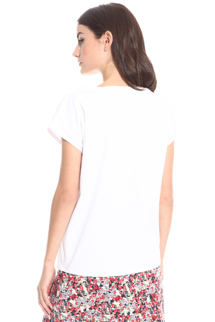 T-shirt in jersey interlock T-shirt in jersey interlock