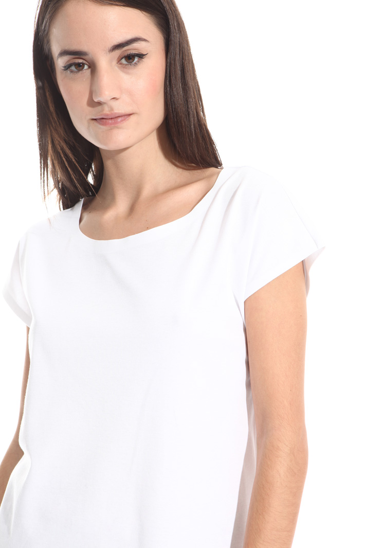 T-shirt in jersey interlock T-shirt in jersey interlock