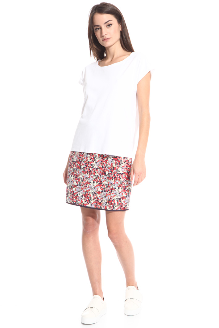 T-shirt in jersey interlock T-shirt in jersey interlock