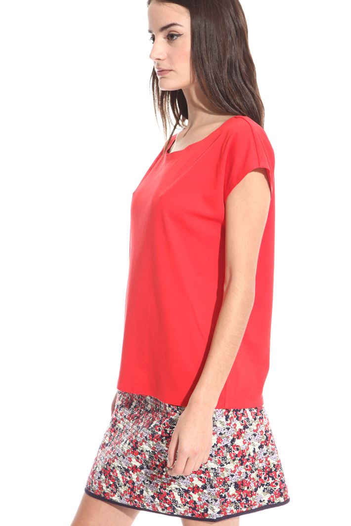 T-shirt in jersey interlock Intrend T-shirt in jersey interlock Intrend