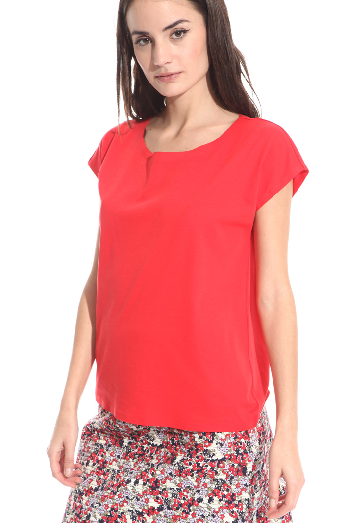 T-shirt in jersey interlock Intrend T-shirt in jersey interlock Intrend