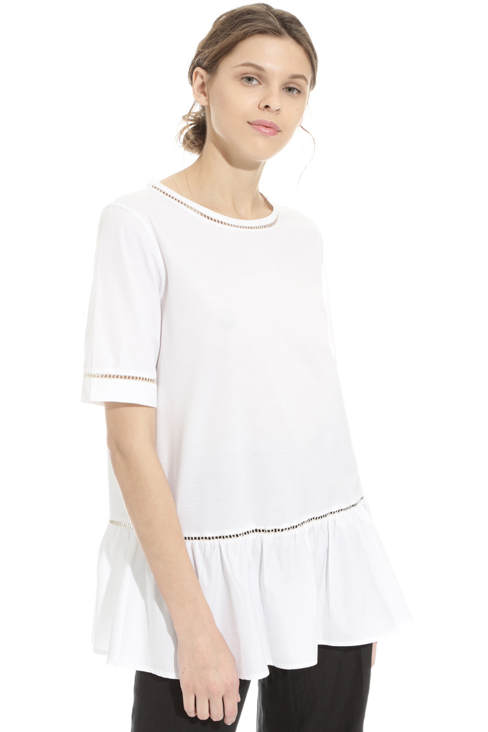 T-shirt in cotone con ajour
Intrend T-shirt in cotone con ajour
Intrend
