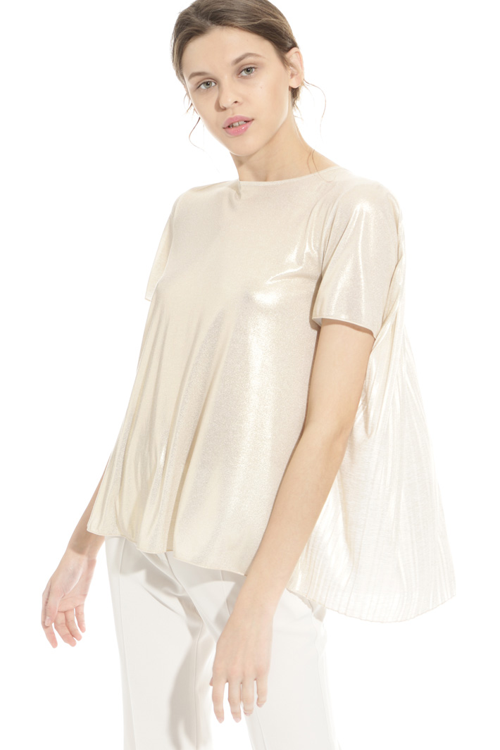T-shirt con retro plissé Intrend T-shirt con retro plissé Intrend