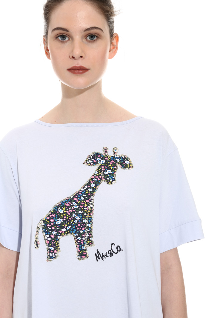 Flared jersey T-shirt Intrend Flared jersey T-shirt Intrend