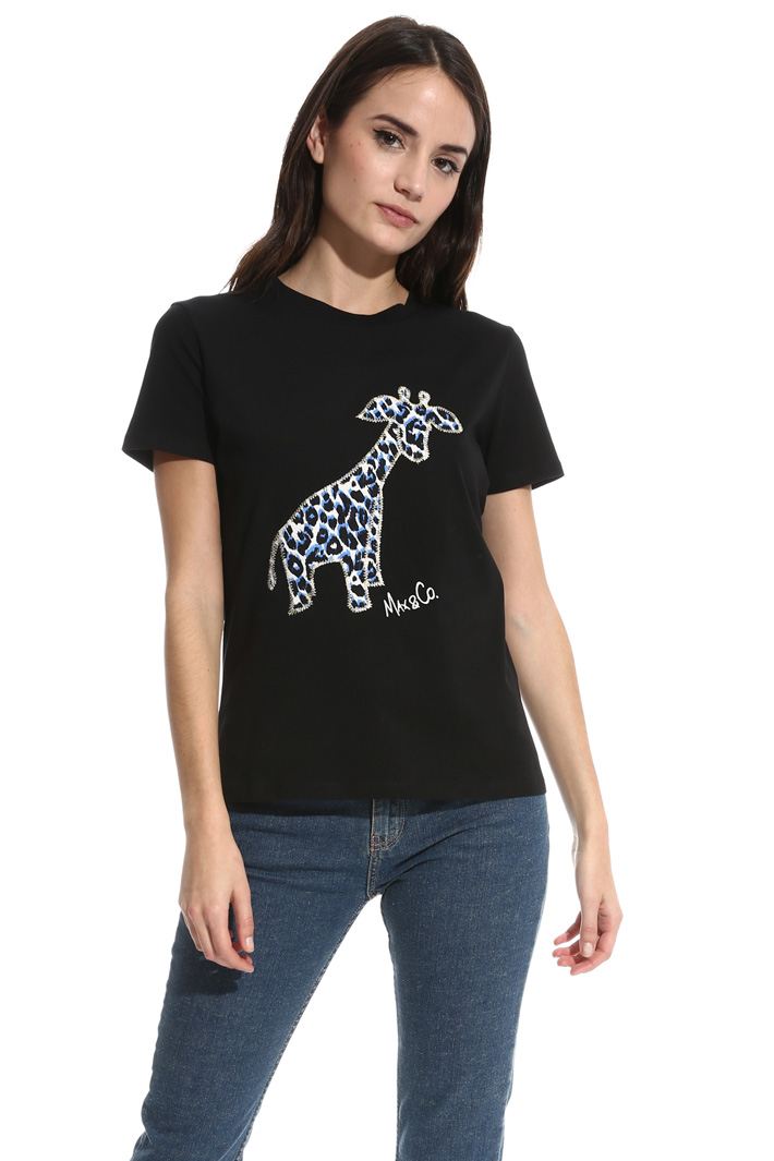 T-shirt con applicazioni Intrend T-shirt con applicazioni Intrend