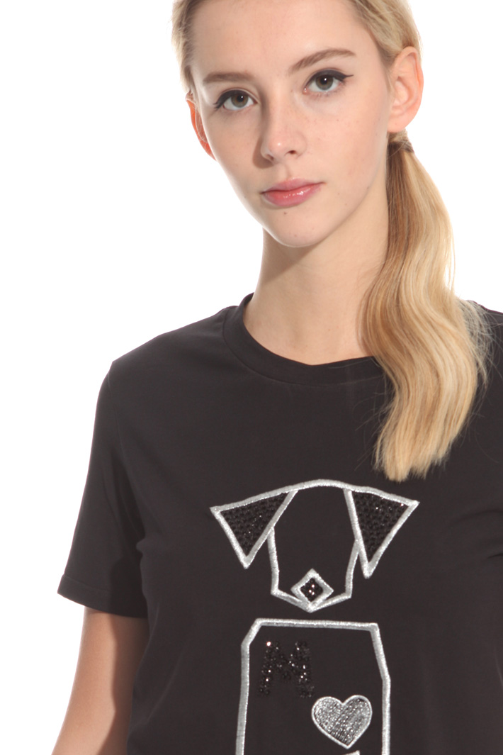 T-shirt girocollo in cotone Intrend T-shirt girocollo in cotone Intrend
