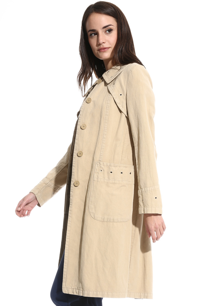 Trench with metal eyelets Intrend Trench with metal eyelets Intrend