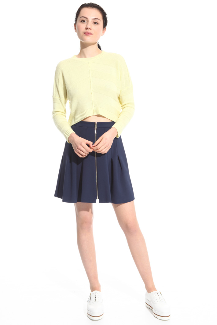 Minigonna con zip davanti Intrend Minigonna con zip davanti Intrend