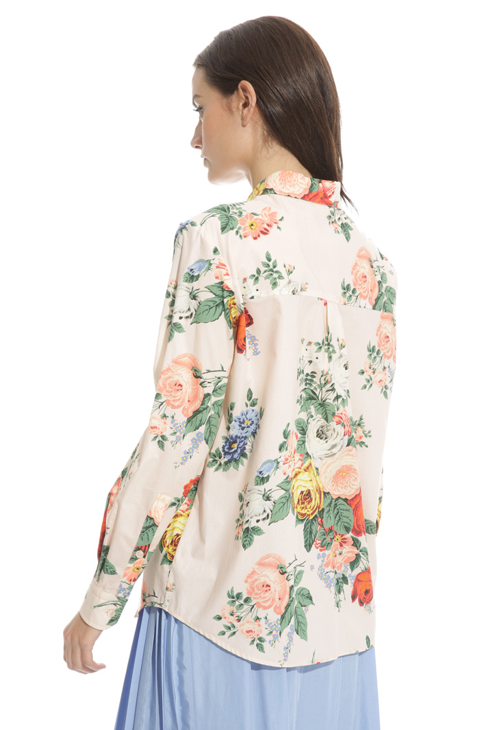 Printed poplin shirt Intrend Printed poplin shirt Intrend