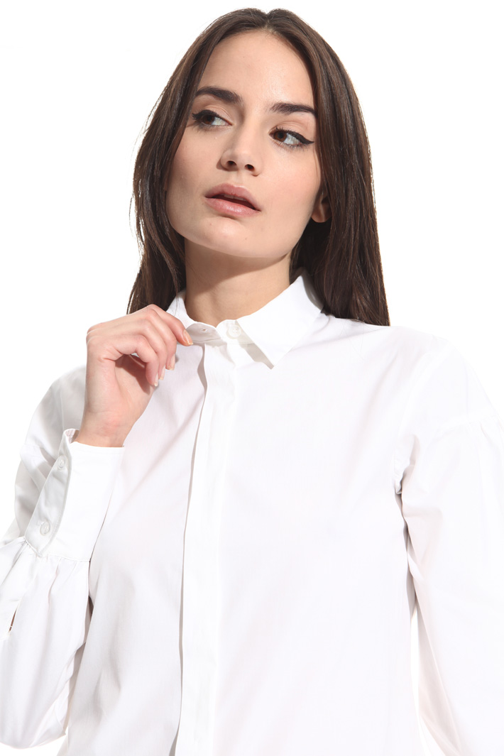 Camicia svasata in popeline Intrend Camicia svasata in popeline Intrend