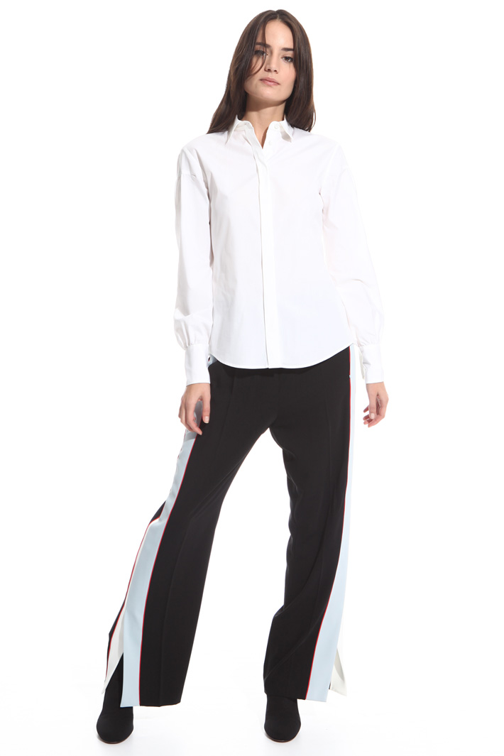 Camicia svasata in popeline Intrend Camicia svasata in popeline Intrend