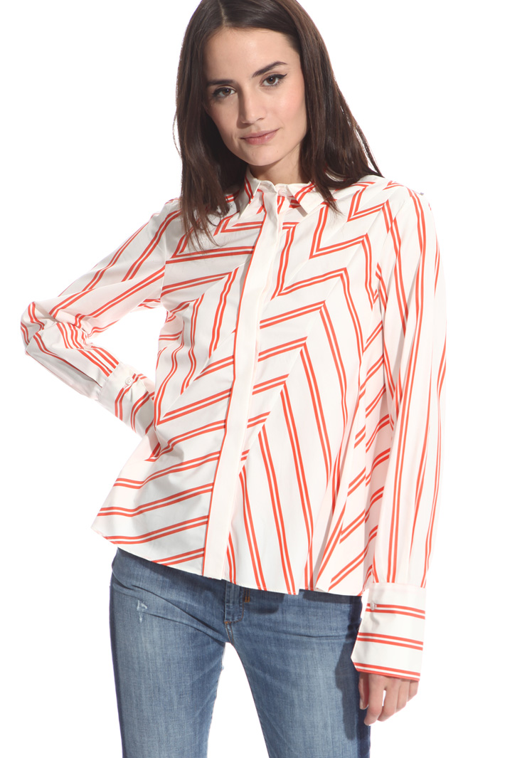 Camicia stampata a righe Intrend Camicia stampata a righe Intrend