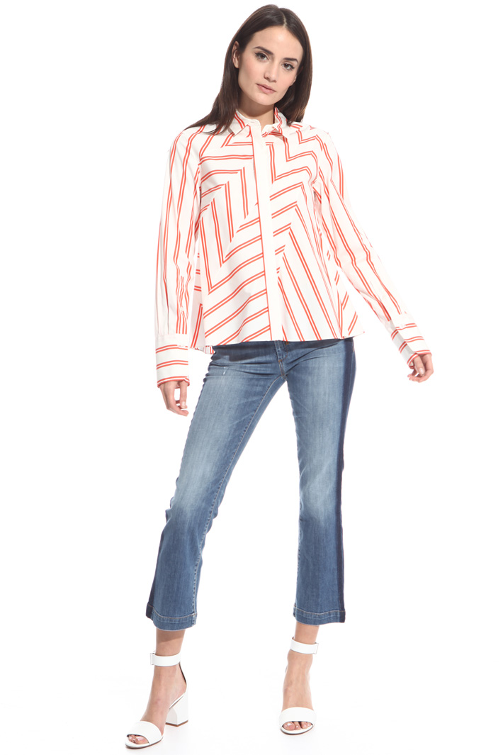 Camicia stampata a righe Intrend Camicia stampata a righe Intrend