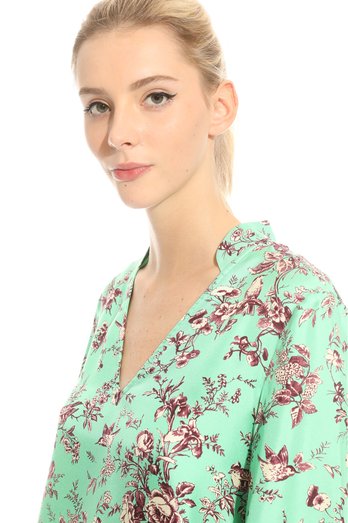 Maxi blusa in twill Intrend Maxi blusa in twill Intrend