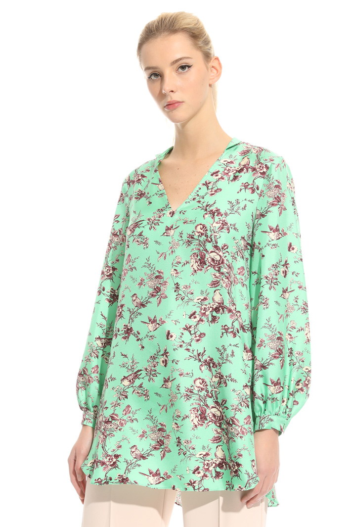 Maxi blusa in twill Intrend Maxi blusa in twill Intrend