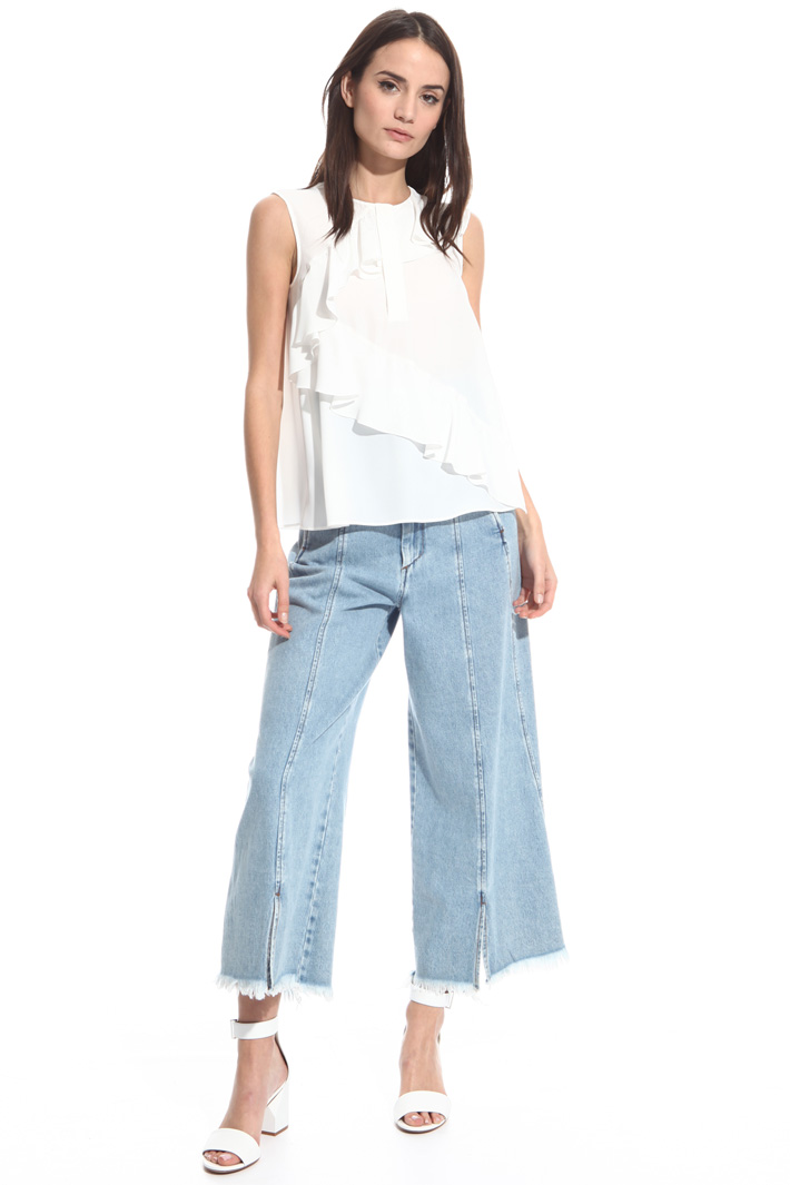 Top with frills Intrend Top with frills Intrend