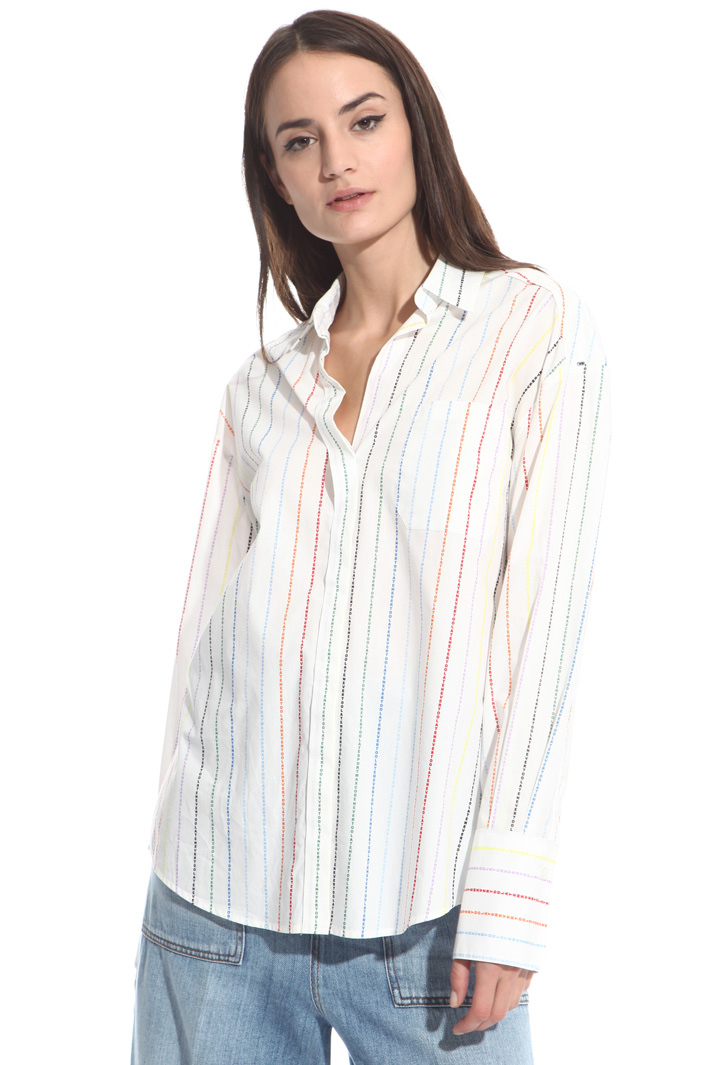 Camicia con stampa a scritte Intrend Camicia con stampa a scritte Intrend