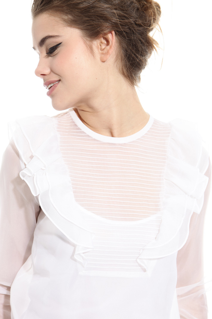 Silk organza shirt Intrend Silk organza shirt Intrend