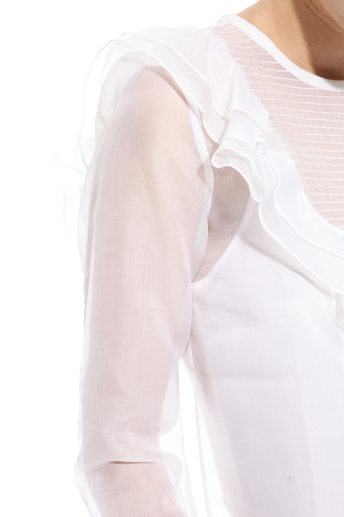 Silk organza shirt Intrend Silk organza shirt Intrend