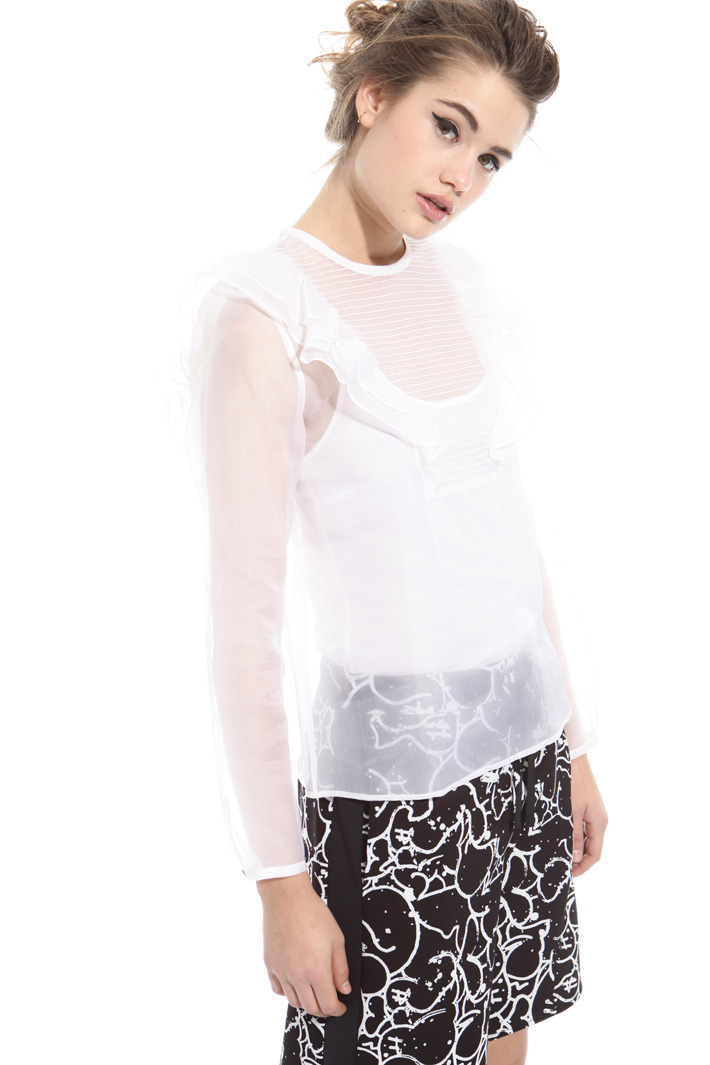 Silk organza shirt Intrend Silk organza shirt Intrend