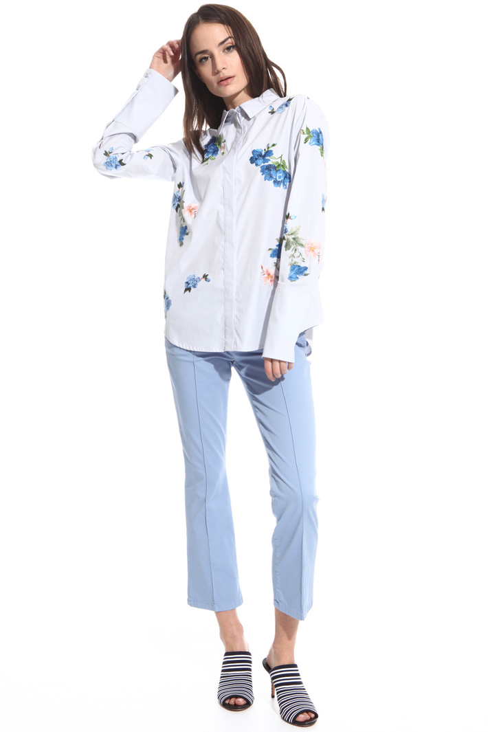Camicia con ricami in filo Intrend Camicia con ricami in filo Intrend