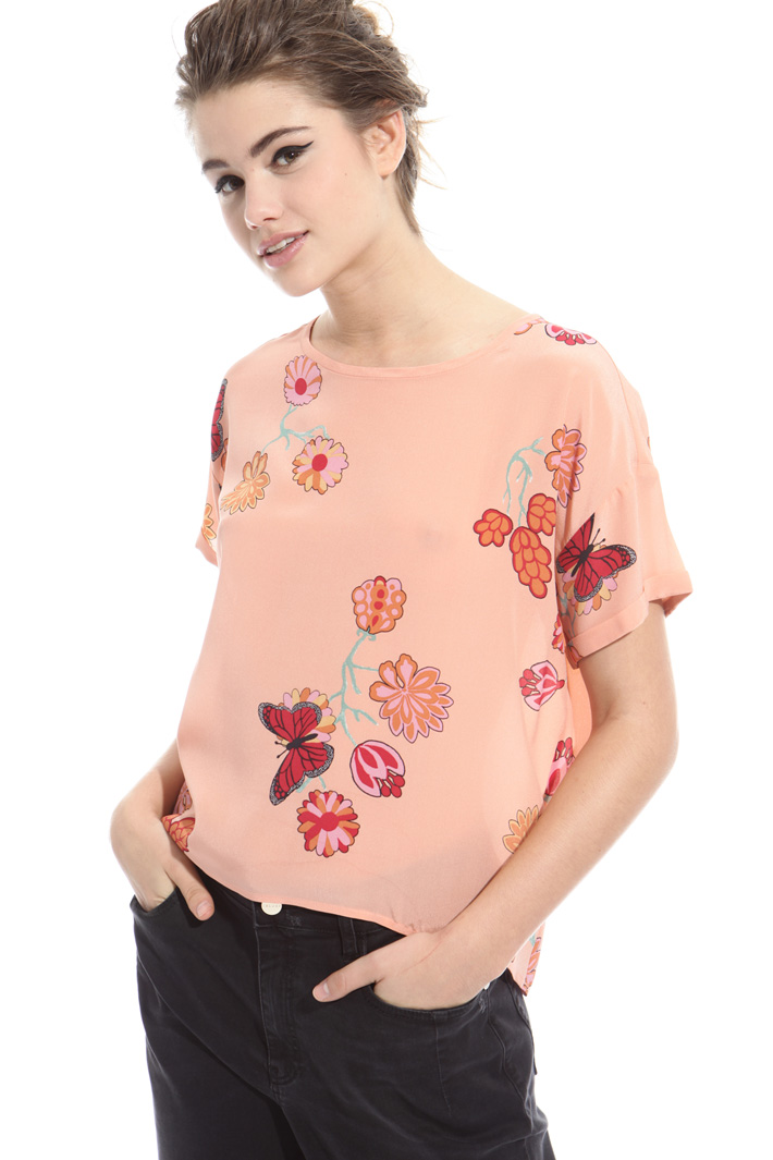 Top in crepe de chine Intrend Top in crepe de chine Intrend