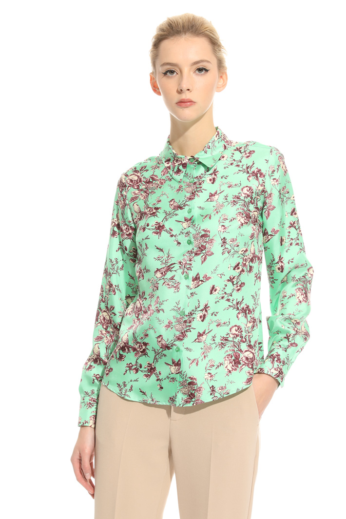 Camicia in raso di pura seta Intrend Camicia in raso di pura seta Intrend