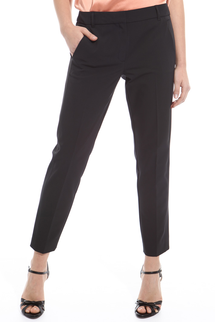 Pantalone in gabardina tecnica Intrend Pantalone in gabardina tecnica Intrend