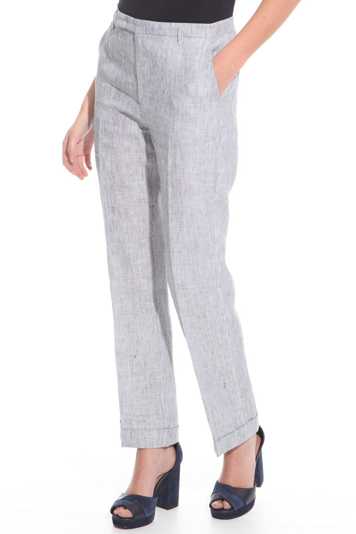 Pantalone in puro lino Intrend Pantalone in puro lino Intrend