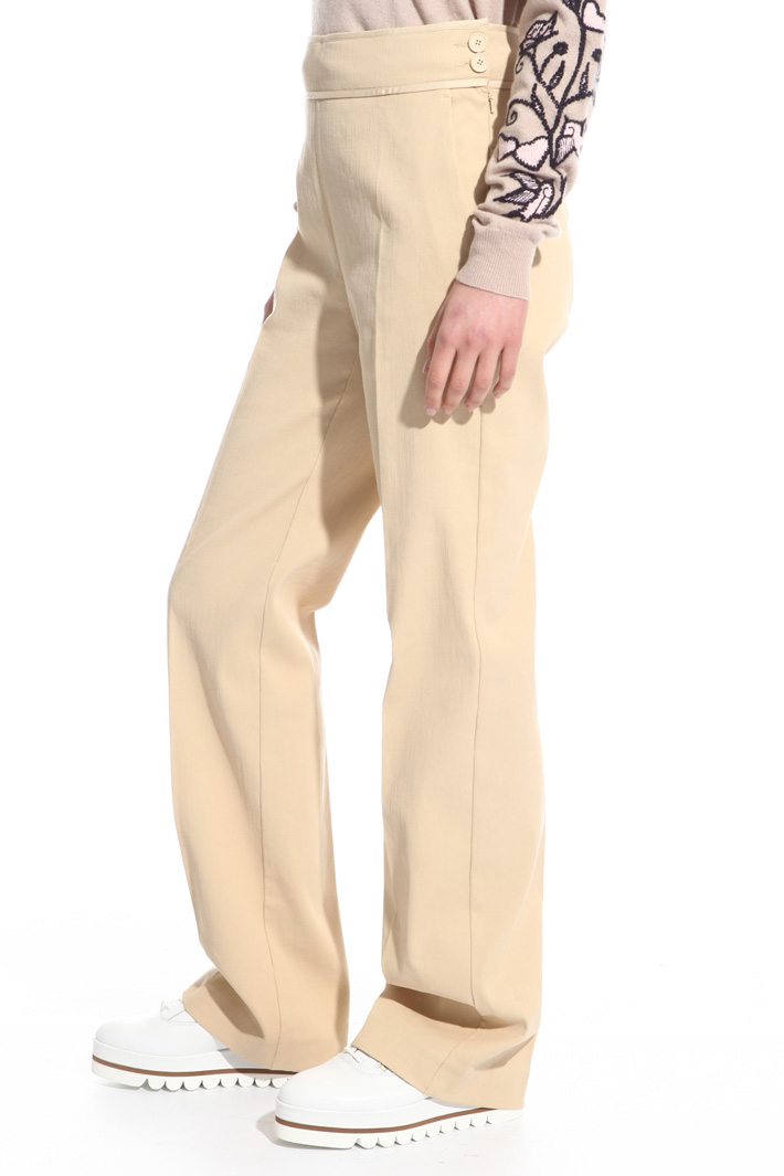 Pantalone in cotone cannetté Intrend Pantalone in cotone cannetté Intrend