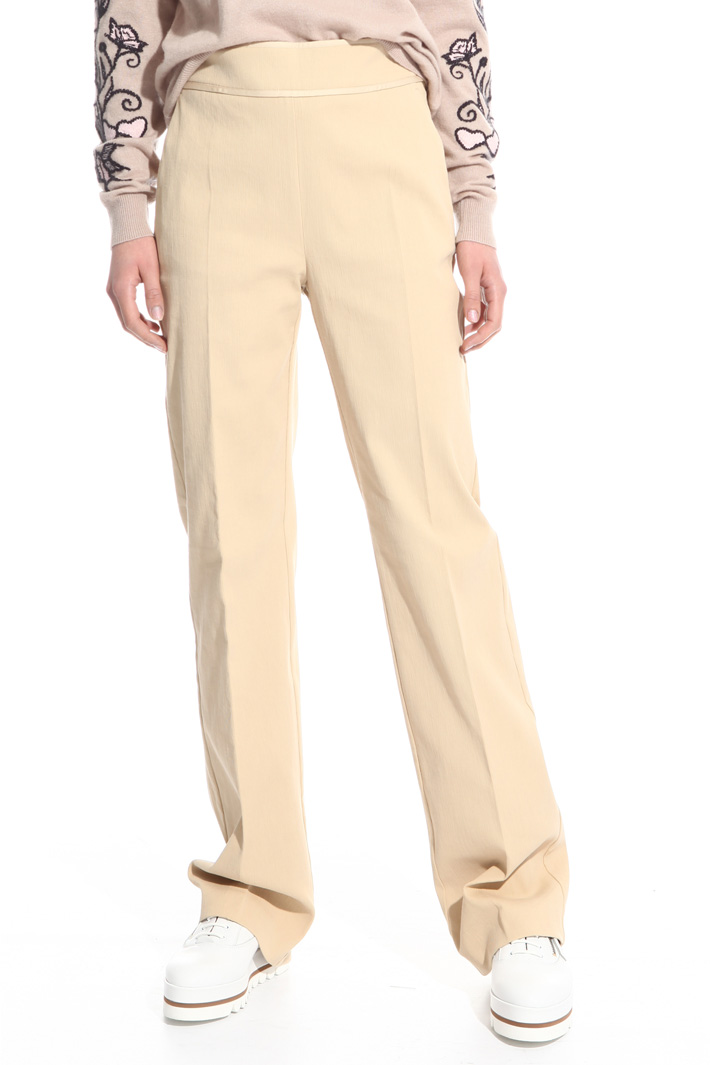 Pantalone in cotone cannetté Intrend Pantalone in cotone cannetté Intrend