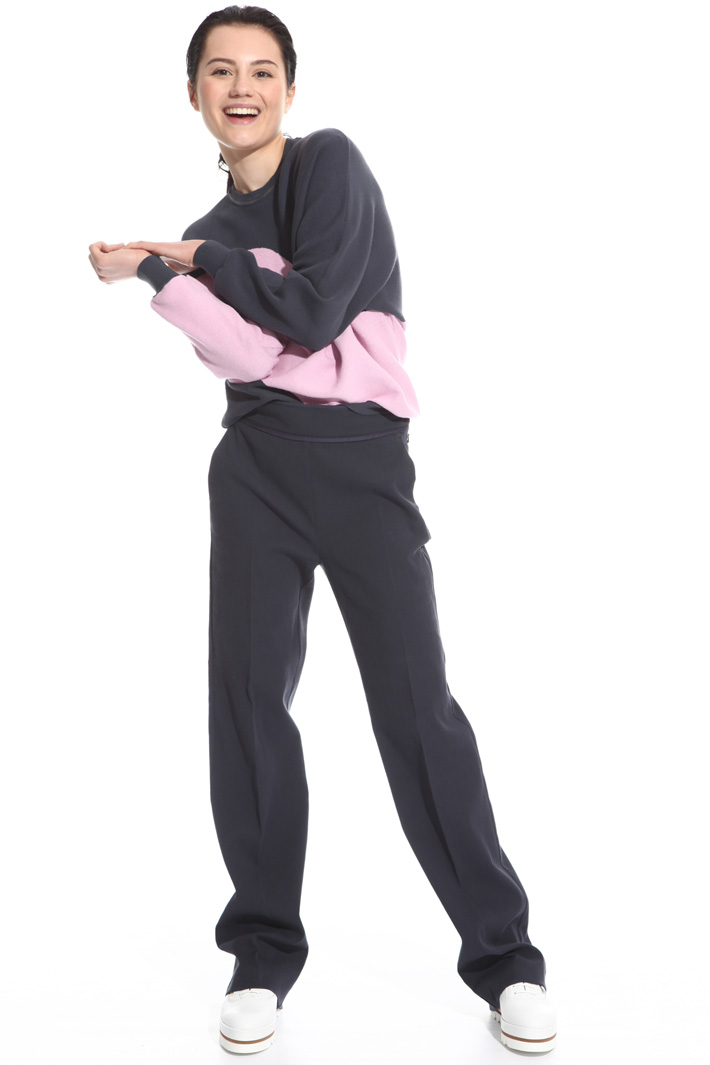 Pantalone in cotone cannetté Intrend Pantalone in cotone cannetté Intrend