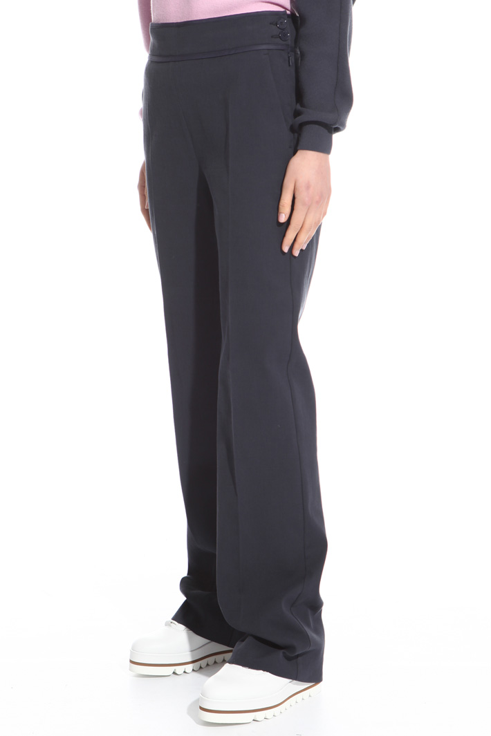 Pantalone in cotone cannetté Intrend Pantalone in cotone cannetté Intrend