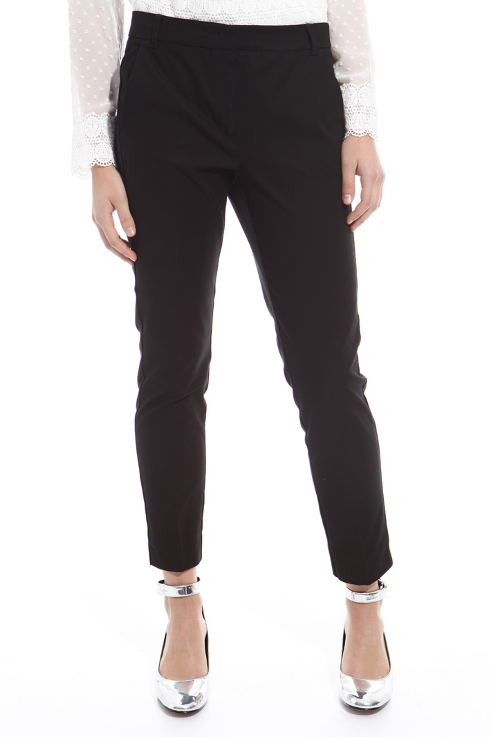 Pantalone in faille di cotone Intrend Pantalone in faille di cotone Intrend