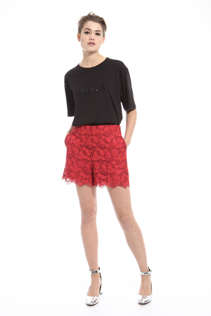 Pantaloni in tulle ricamato Intrend Pantaloni in tulle ricamato Intrend