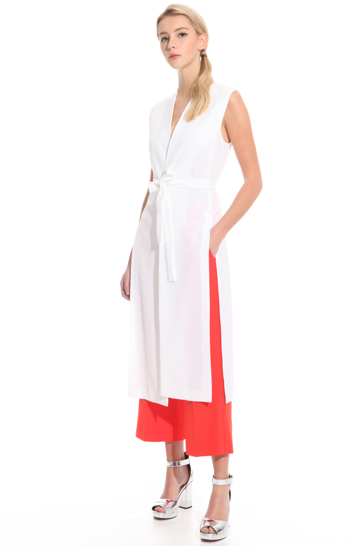 Gilet in piquet fluido Intrend Gilet in piquet fluido Intrend