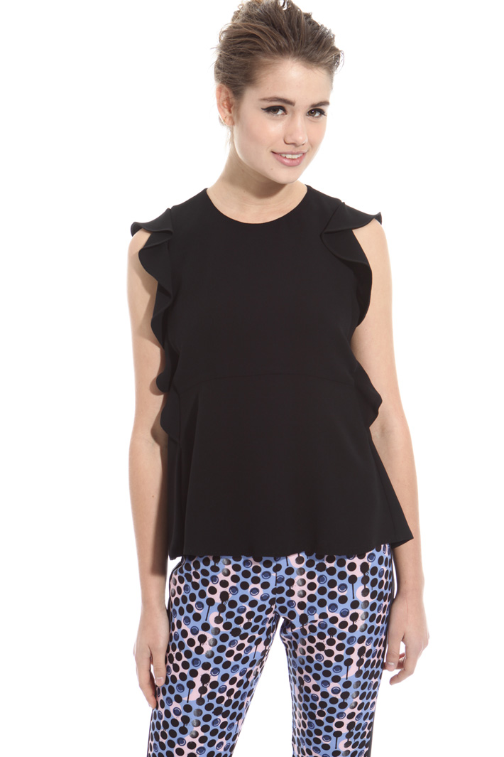 Top in sablé con ruches Intrend Top in sablé con ruches Intrend