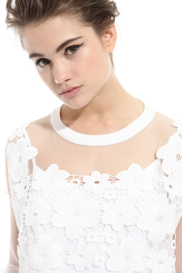 Felpa in tulle Intrend Felpa in tulle Intrend