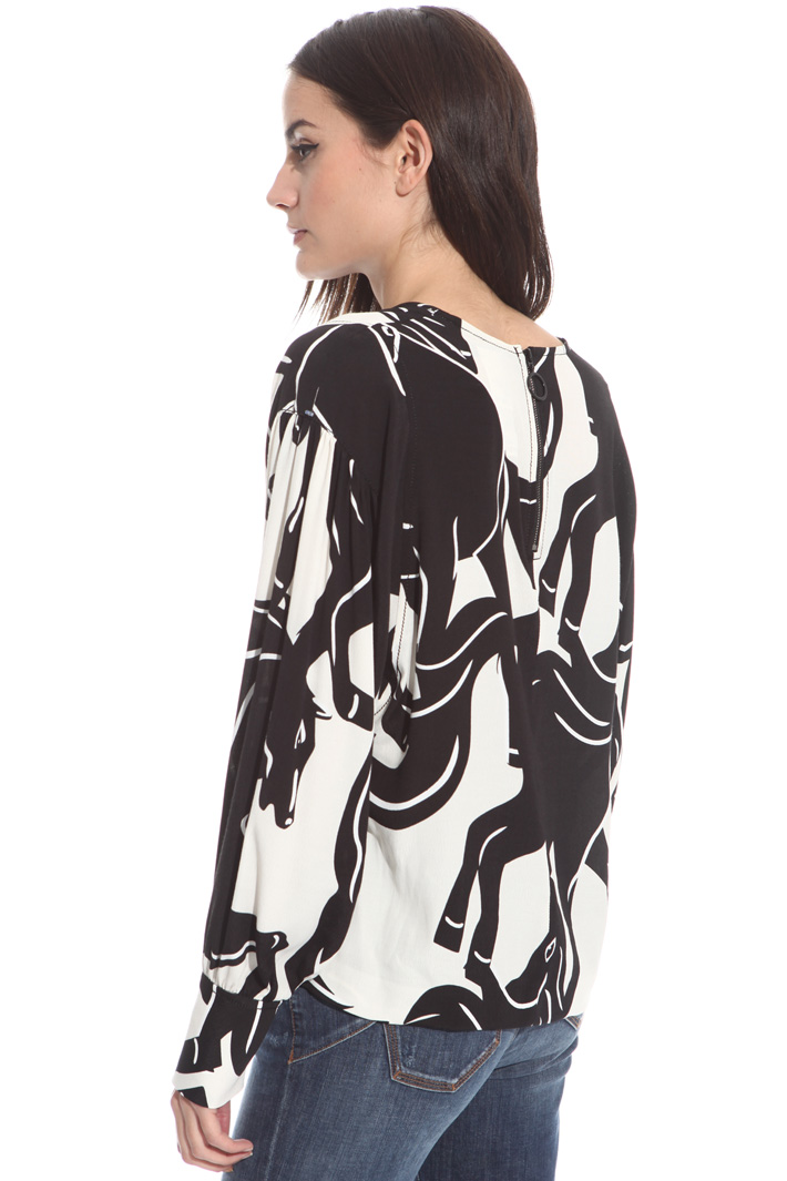Blusa in viscosa marocaine Intrend Blusa in viscosa marocaine Intrend