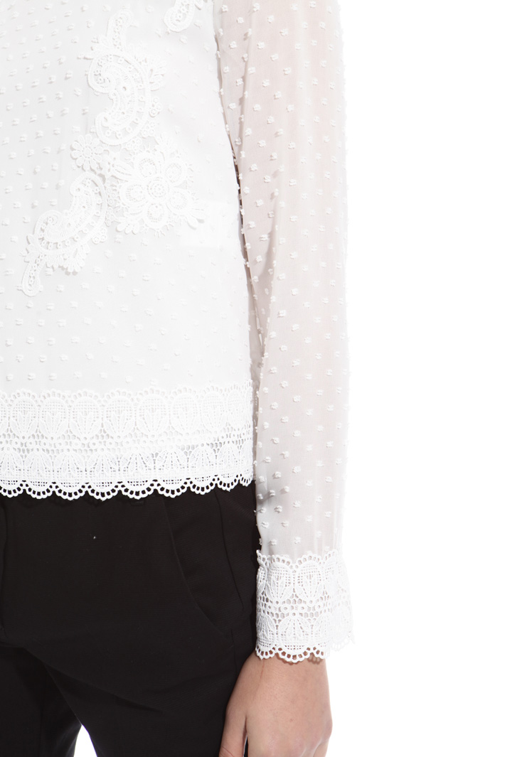 Casacca con dettagli macramé Intrend Casacca con dettagli macramé Intrend