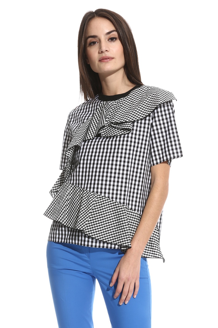 Top a balze in popeline Intrend Top a balze in popeline Intrend
