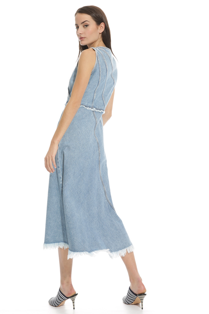 Abito in denim con spacco Intrend Abito in denim con spacco Intrend