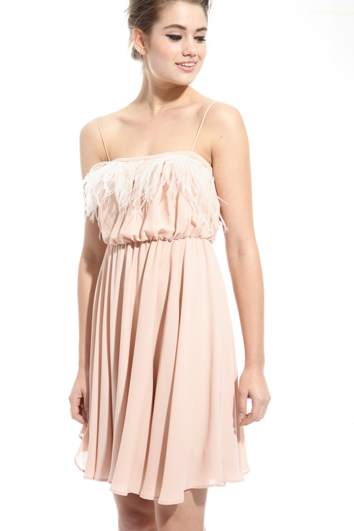 Georgette feather dress Intrend Georgette feather dress Intrend