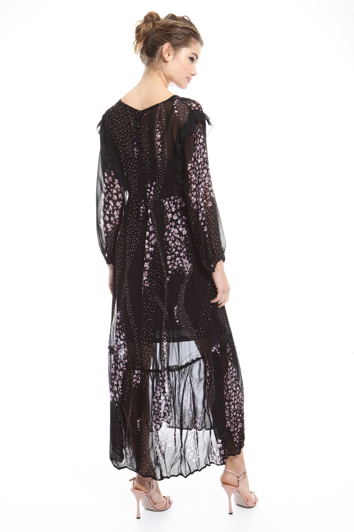 Abito lungo in georgette Intrend Abito lungo in georgette Intrend