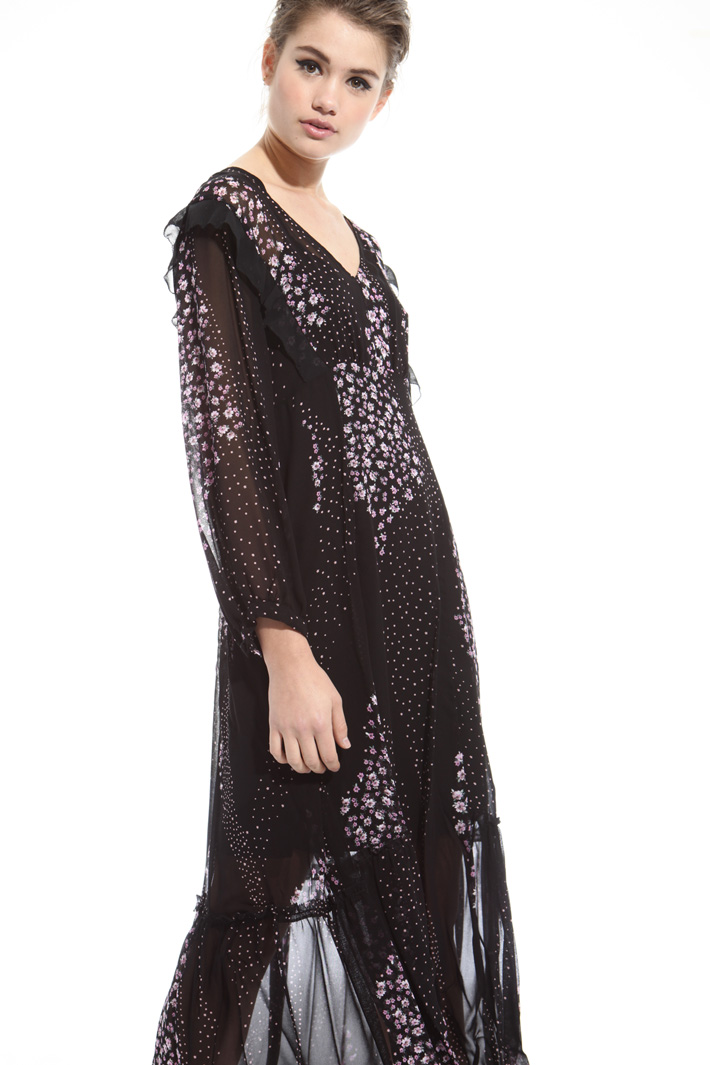 Abito lungo in georgette Intrend Abito lungo in georgette Intrend