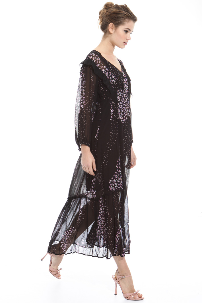 Abito lungo in georgette Intrend Abito lungo in georgette Intrend
